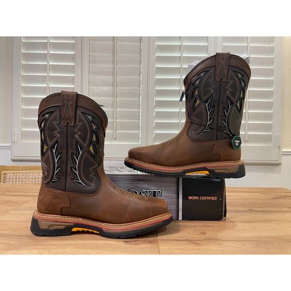 Dan Post Men's Warrior Work Certified Boots Hurricane Series Size 8 Wide NIB - Picture 8 of 12